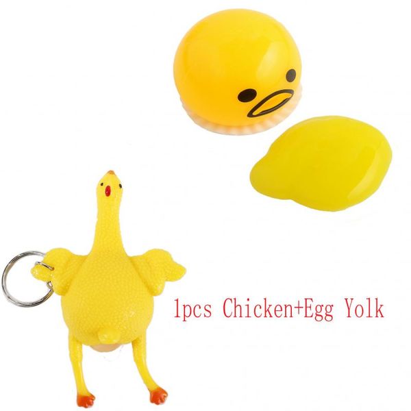 3pieces/lotship within 24 hours interesting gadgets exhaust chicken full egg laying hen vomit yolk toy crowded stress ball keychain
3pieces/lotship within 24 hours interesting gadgets exhaust chicken full egg laying hen vomit yolk toy crowded stress ball keychain