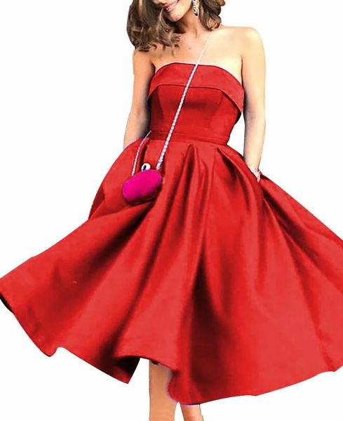 party dresses oyisha women mid-calf vinage strapless evening backless a-line cocktail dress ladies daily street style, White;black
party dresses oyisha women mid-calf vinage strapless evening backless a-line cocktail dress ladies daily street style, White;black