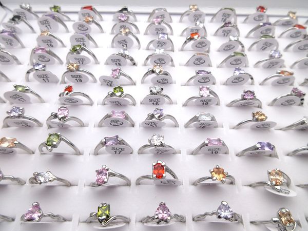 100pcs / lot colorful zircon rings heart-shaped plum personality fashion diamond jewelry for women wholesale, Golden;silver
100pcs / lot colorful zircon rings heart-shaped plum personality fashion diamond jewelry for women wholesale, Golden;silver