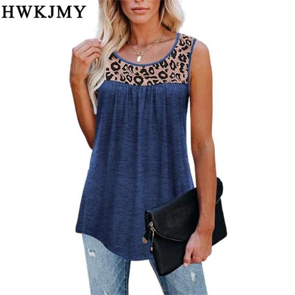 women's tanks & camis summer fashion casual o-neck sleeveless leopard printed patchwork camisole loose pleated tank ladies blouses, White
women's tanks & camis summer fashion casual o-neck sleeveless leopard printed patchwork camisole loose pleated tank ladies blouses, White