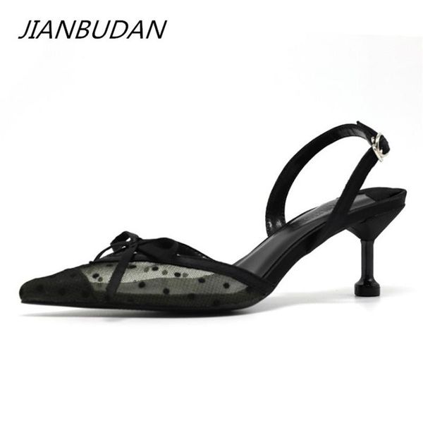 dress shoes jianbudan 2021 high heel sandals transparent mesh women pumps butterfly-knot thin heels female office, Black
dress shoes jianbudan 2021 high heel sandals transparent mesh women pumps butterfly-knot thin heels female office, Black