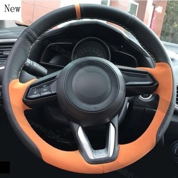 for 3 cx-30 cx-8 cx-4 atenza cx-5 diy hand-stitched leather car steering wheel cover interior accessories covers
for 3 cx-30 cx-8 cx-4 atenza cx-5 diy hand-stitched leather car steering wheel cover interior accessories covers