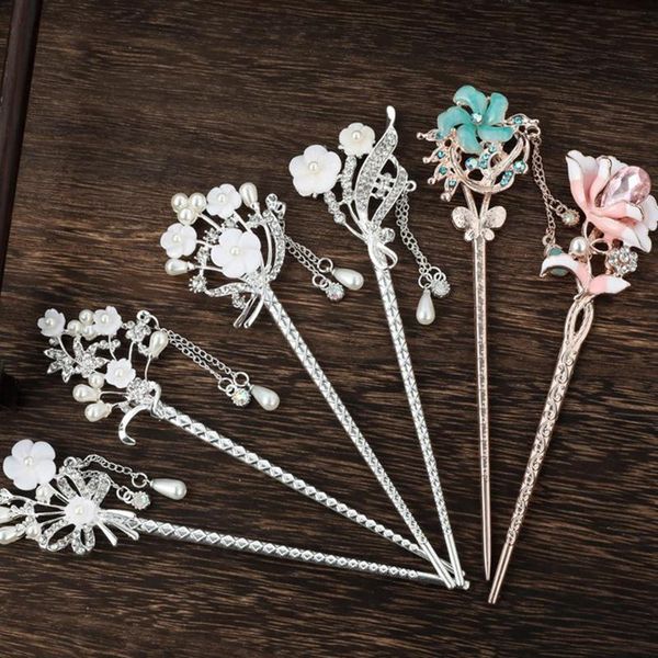 hair clips & barrettes vintage chinese style stick metal rhinestone chopsticks women tassel pearl, Golden;silver
hair clips & barrettes vintage chinese style stick metal rhinestone chopsticks women tassel pearl, Golden;silver
