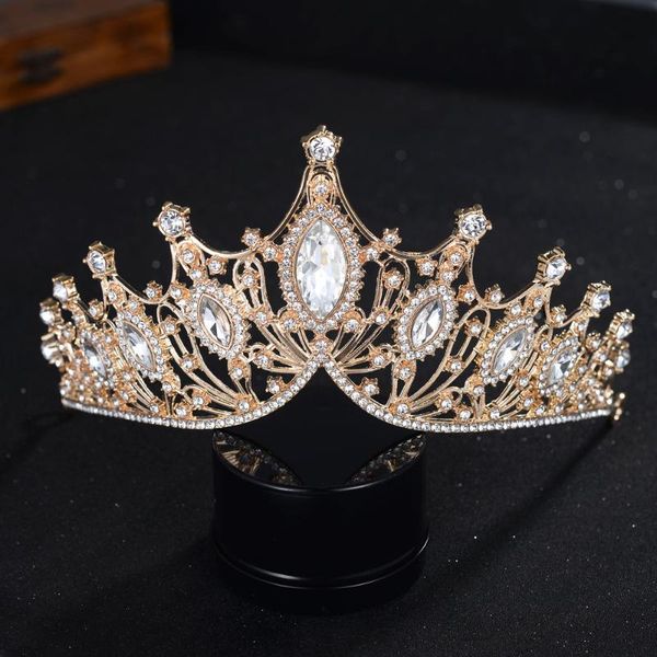 headpieces luxury retro bridal headgear golden wedding dress atmospheric crystal birthday crown headband hair accessories, Silver
headpieces luxury retro bridal headgear golden wedding dress atmospheric crystal birthday crown headband hair accessories, Silver