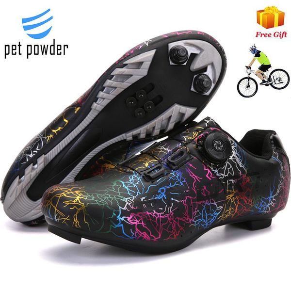 men's and women's mtb cycling shoes self-locking road racing bicycle sneakers light breathable couple footwear, Black
men's and women's mtb cycling shoes self-locking road racing bicycle sneakers light breathable couple footwear, Black