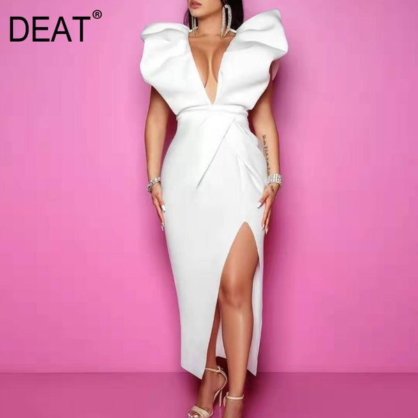 women high waist ruffles split fork backless dress deep v-neck sleeveless loose fit fashion tide summer 7d0011 210421, Black;gray
women high waist ruffles split fork backless dress deep v-neck sleeveless loose fit fashion tide summer 7d0011 210421, Black;gray