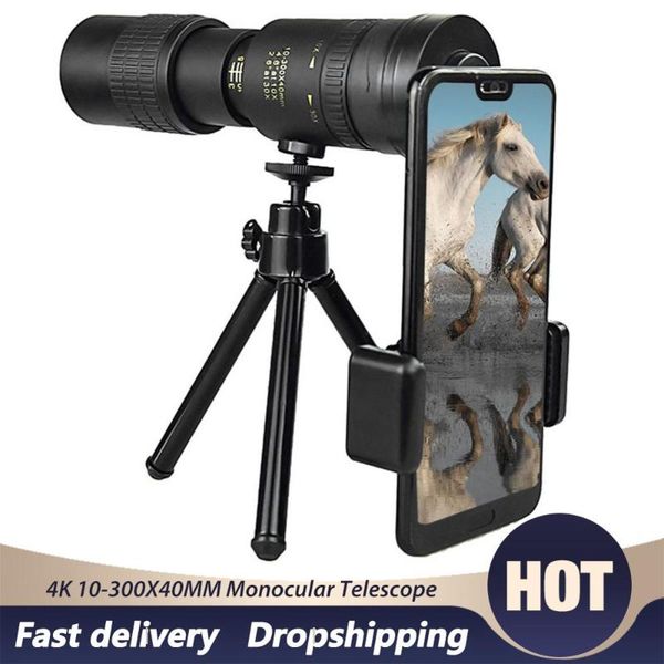 telescope & binoculars 4k 10-300x40mm super telepo zoom monocular waterproof for smart phones bird watching hunting camping
telescope & binoculars 4k 10-300x40mm super telepo zoom monocular waterproof for smart phones bird watching hunting camping