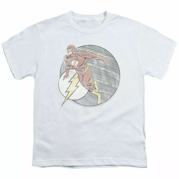 The Flash Retro Flash Iron On Kids Youth T Shirt Licensed DC Comics Tee White, White;black
The Flash Retro Flash Iron On Kids Youth T Shirt Licensed DC Comics Tee White, White;black