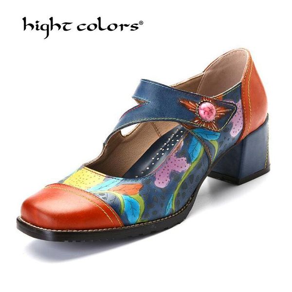 dress shoes hight colors woman mary jane bridal high heel square toe pumps ethnic genuine leather wedding ladies t22, Black
dress shoes hight colors woman mary jane bridal high heel square toe pumps ethnic genuine leather wedding ladies t22, Black