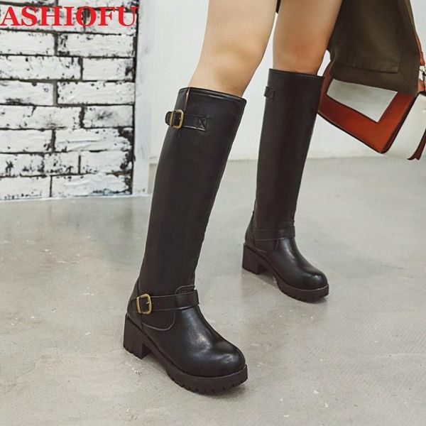 boots ashiofu wholesale handmade 2021 women's real pos daily wear buckle strap party knee-boots evening fashion, Black
boots ashiofu wholesale handmade 2021 women's real pos daily wear buckle strap party knee-boots evening fashion, Black