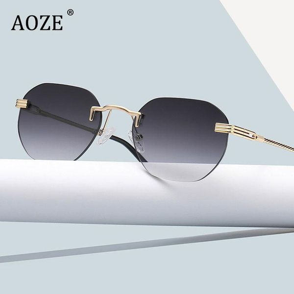 sunglasses retro color film frameless for men and women classic fashion cool twisted metal design, White;black
sunglasses retro color film frameless for men and women classic fashion cool twisted metal design, White;black