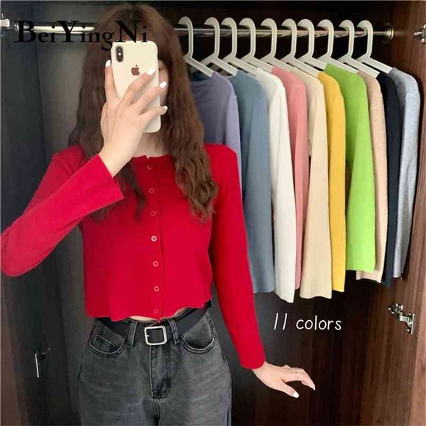 thin female cardigan solid color single breasted knitted cropped women sweaters korean all-match cardigans 210506, White
thin female cardigan solid color single breasted knitted cropped women sweaters korean all-match cardigans 210506, White