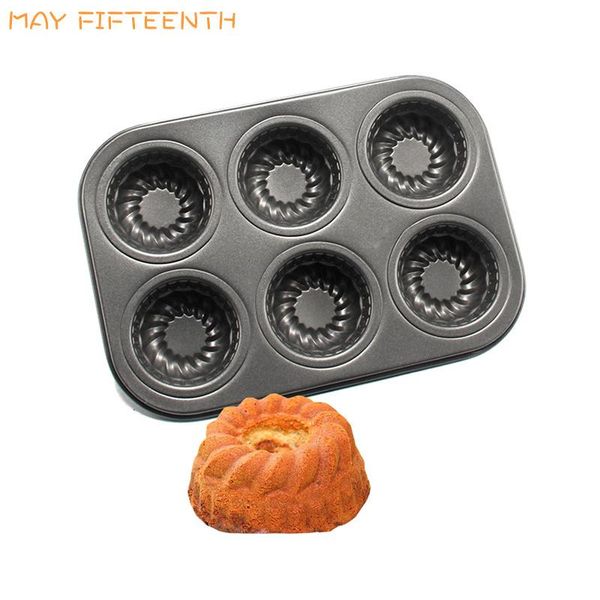 cake tools mini bundt cupcake pan teacup mold 6 cups muffin pans non-stick metal egg tart moulds 237
cake tools mini bundt cupcake pan teacup mold 6 cups muffin pans non-stick metal egg tart moulds 237