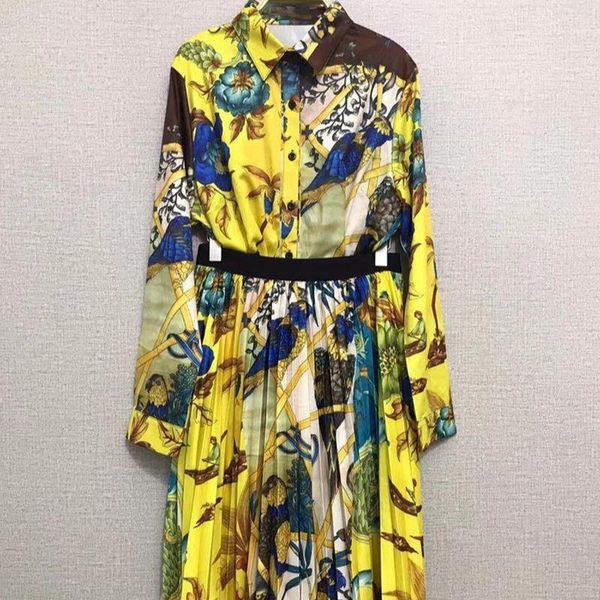 two piece dress sigird women printed set suits long sleeve turn down collar pleated mid skirt femaledress sets suit outfit, White
two piece dress sigird women printed set suits long sleeve turn down collar pleated mid skirt femaledress sets suit outfit, White