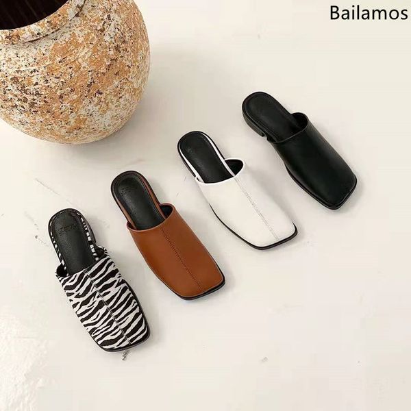 slippers bailamos women slip on outdoor sandals mules soft leather round toe causal flat heel slides k83w, Black
slippers bailamos women slip on outdoor sandals mules soft leather round toe causal flat heel slides k83w, Black