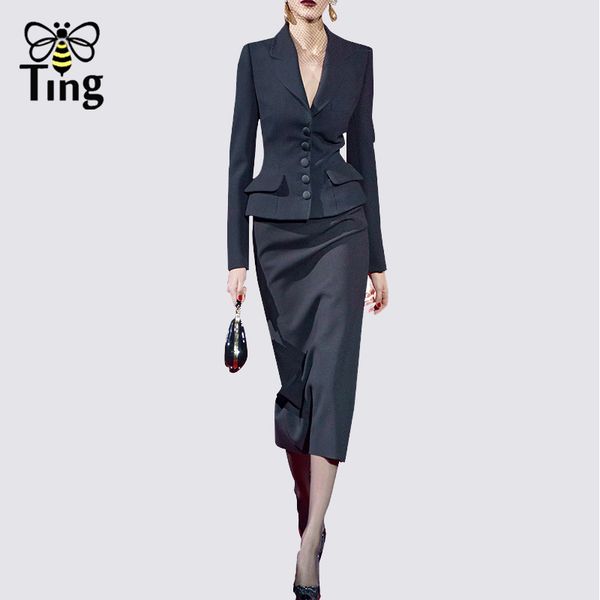 runway designer notched collar blazer coat & bodycon midi skirts women fashion 2 pcs sets office work dress 210513, White
runway designer notched collar blazer coat & bodycon midi skirts women fashion 2 pcs sets office work dress 210513, White
