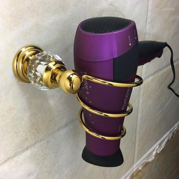 bathroom shelves hair dryer holder brass material gold wall mounted hardware accessories1
bathroom shelves hair dryer holder brass material gold wall mounted hardware accessories1