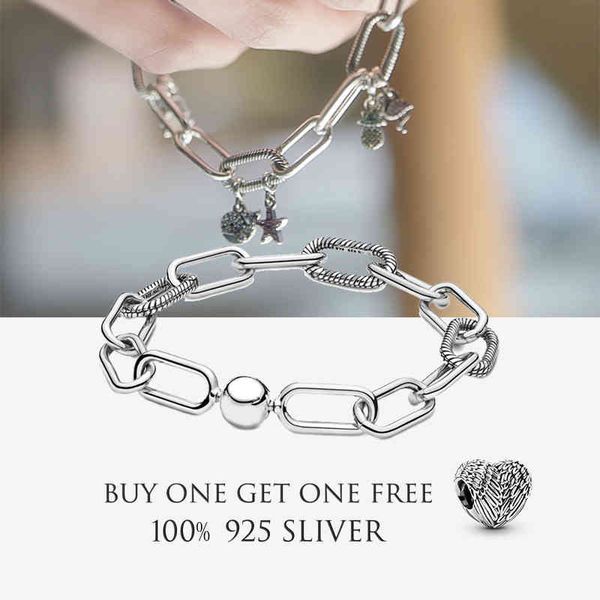 2022 sale 925 sterling silver fashion me slender link bracelet fit original sliver charm beads for women jewelry gift
2022 sale 925 sterling silver fashion me slender link bracelet fit original sliver charm beads for women jewelry gift