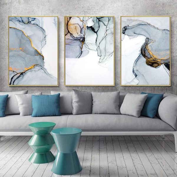 nordic morden abstract blue-gray line wall art canvas painting golden blue smoke poster print picture for living room paintings
nordic morden abstract blue-gray line wall art canvas painting golden blue smoke poster print picture for living room paintings