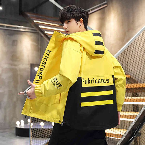 men's jackets autumn waterproof hooded windbreaker tracksuit coat hip hop streetwear size m-4xl n66y, Black;brown
men's jackets autumn waterproof hooded windbreaker tracksuit coat hip hop streetwear size m-4xl n66y, Black;brown