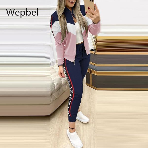 women's tracksuits wepbel women sets fashion long sleeve jackets outwear pencil pants 2 piece suits female gray panel plaid casual suit
women's tracksuits wepbel women sets fashion long sleeve jackets outwear pencil pants 2 piece suits female gray panel plaid casual suit
