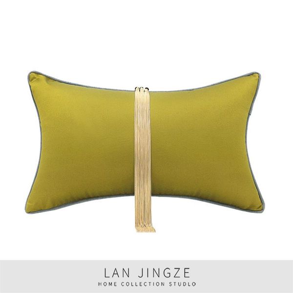 cushion/decorative pillow lan jingze yellow metal tassel cushion cover for living room bedroom home decorative waist case sofa cushions
cushion/decorative pillow lan jingze yellow metal tassel cushion cover for living room bedroom home decorative waist case sofa cushions