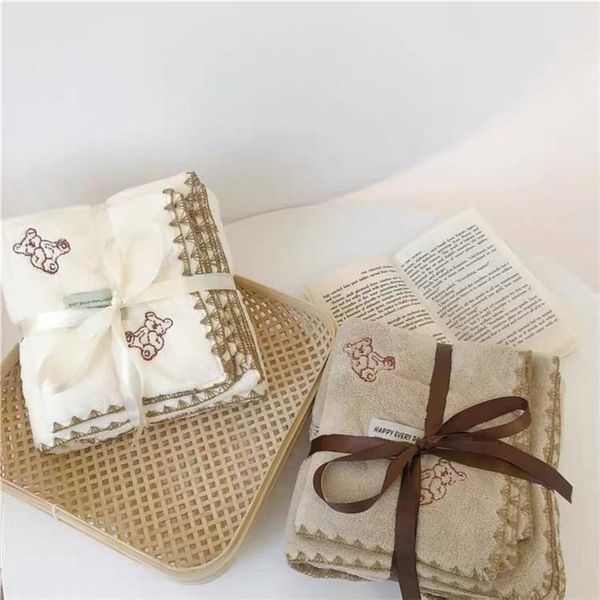 towel embroidered bear bath two-piece super absorbent teddy velvet set as a gift
towel embroidered bear bath two-piece super absorbent teddy velvet set as a gift