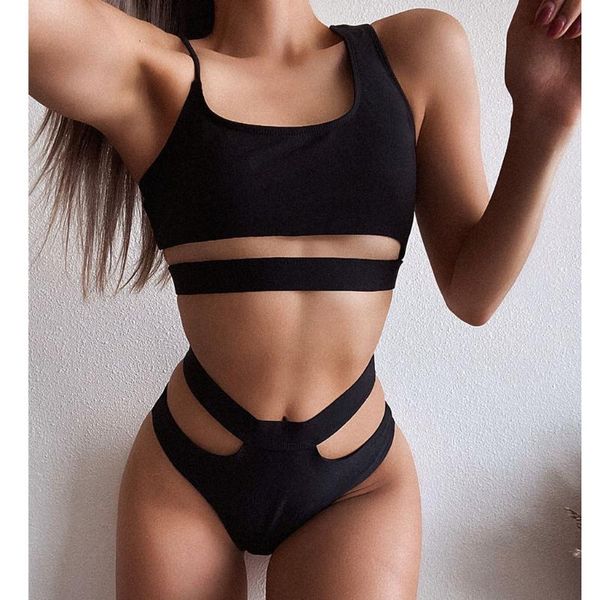 two-piece suits 4# women hollow out bikini set solid push-up ladies swimwear split beachwear thin straps swimsuit maiô
two-piece suits 4# women hollow out bikini set solid push-up ladies swimwear split beachwear thin straps swimsuit maiô