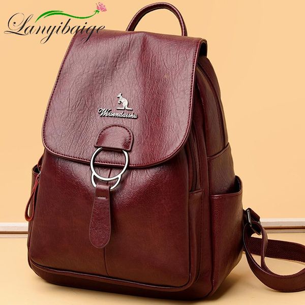 backpack brand leather large-capacity female leisure double zipper waterproof teen girl school bag travel shoulder
backpack brand leather large-capacity female leisure double zipper waterproof teen girl school bag travel shoulder
