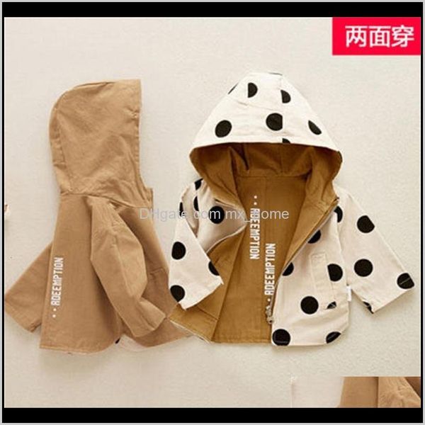 clothing baby kids maternity drop delivery 2021 girls dresses coat autumn childrens hooded wave dot both sides wear windbreaker toddler b, Red;yellow
clothing baby kids maternity drop delivery 2021 girls dresses coat autumn childrens hooded wave dot both sides wear windbreaker toddler b, Red;yellow