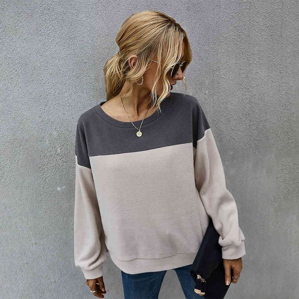 hoodies viantage o neck color contrast fleece long sleeve inside basic casual sweatshirts winter new women pullover, Black
hoodies viantage o neck color contrast fleece long sleeve inside basic casual sweatshirts winter new women pullover, Black