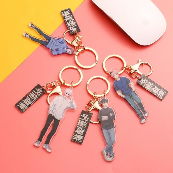 keychains fashion jujutsu kaisen yuji itadori keychain fushiguro megumi cosplay keyring anime jewelry fans souvenir gifts, Silver
keychains fashion jujutsu kaisen yuji itadori keychain fushiguro megumi cosplay keyring anime jewelry fans souvenir gifts, Silver