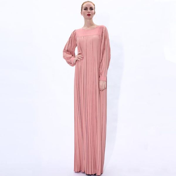 casual dresses spring summer women maxi ankle length long vintage accordian pleats elegant chiffon with waist tie muslim fashion 2021, Black;gray
casual dresses spring summer women maxi ankle length long vintage accordian pleats elegant chiffon with waist tie muslim fashion 2021, Black;gray