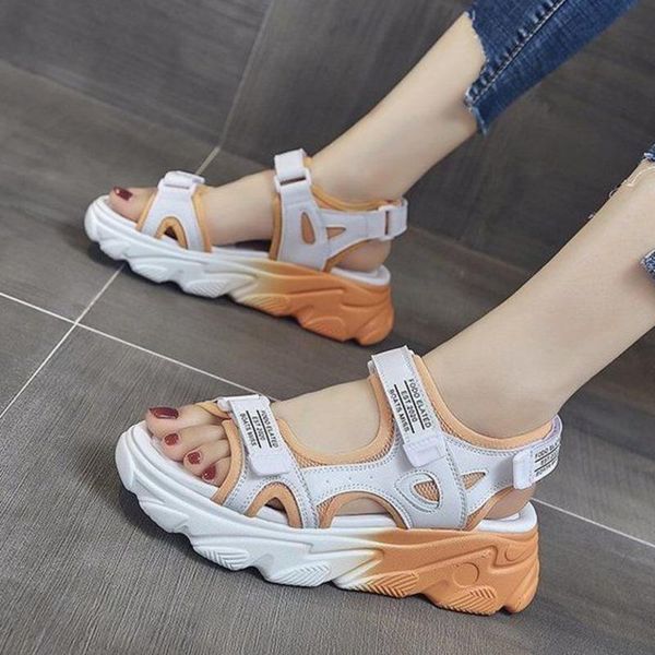 dress shoes 2021 summer thick bottom female sport sandals hollow out open toe platform women wedge casual ladies beach, Black
dress shoes 2021 summer thick bottom female sport sandals hollow out open toe platform women wedge casual ladies beach, Black