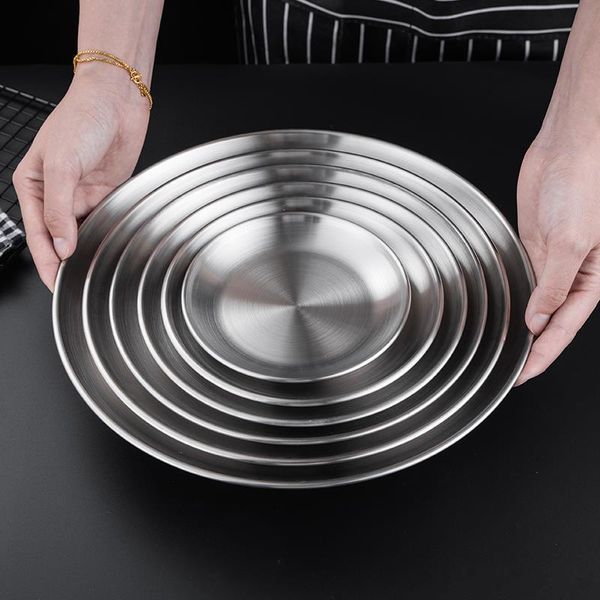 dishes & plates round stainless steel dinner flat insulated thick bbq shallow western steak cake fruit tray kitchen accessories
dishes & plates round stainless steel dinner flat insulated thick bbq shallow western steak cake fruit tray kitchen accessories