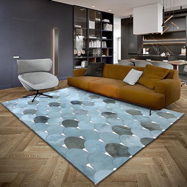 carpets nordic luxury blue cowhide patchwork carpet living room sofa tea table mat bedside leather rug bedroom decoration
carpets nordic luxury blue cowhide patchwork carpet living room sofa tea table mat bedside leather rug bedroom decoration