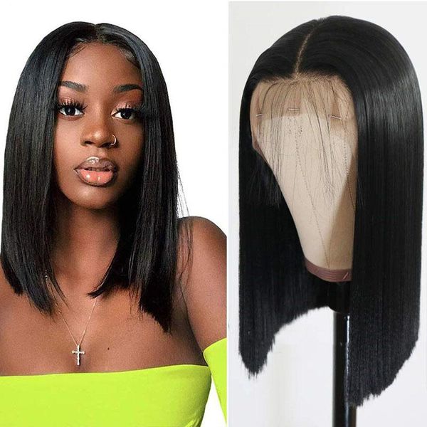 synthetic wigs 14inch silky straight lace front short bob cut wig deep natural black hair cosplay for women babyhair daily
synthetic wigs 14inch silky straight lace front short bob cut wig deep natural black hair cosplay for women babyhair daily