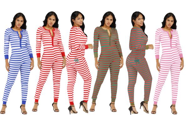 n9180 women's autumn and winter new fashion casual striped embroidered christmas jumpsuit, White
n9180 women's autumn and winter new fashion casual striped embroidered christmas jumpsuit, White