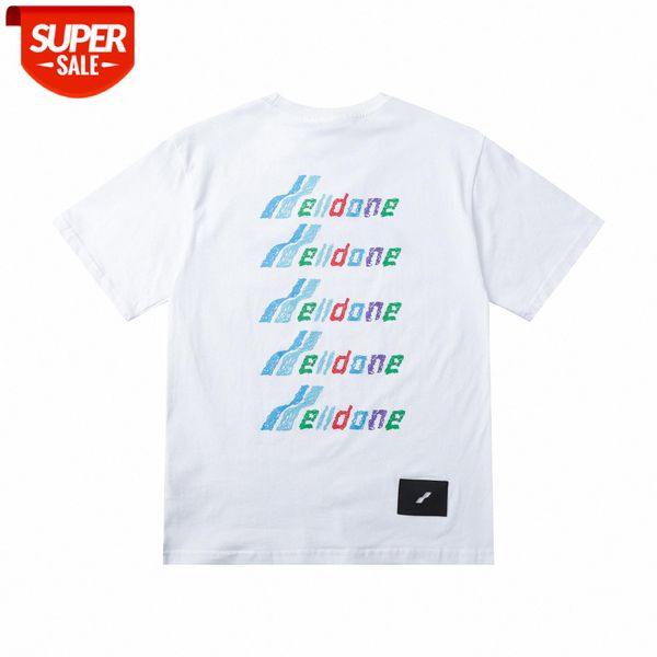 early spring we11done rainbow letter printing oversized version of short-sleeved t-shirt #ms50, White;black
early spring we11done rainbow letter printing oversized version of short-sleeved t-shirt #ms50, White;black