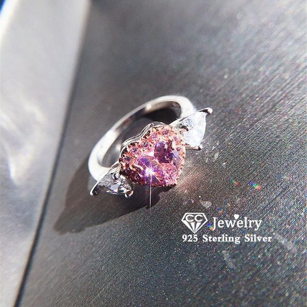 cluster rings for women s925 silver stamp pink cubic zirconia heart bridal wedding fine jewelry ring accessories 917, Golden;silver
cluster rings for women s925 silver stamp pink cubic zirconia heart bridal wedding fine jewelry ring accessories 917, Golden;silver