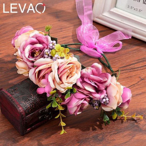 levao faux flower jam wreath garland tiara boho ribbon bow floral crown headband hairband for women bride wedding headpieces1
levao faux flower jam wreath garland tiara boho ribbon bow floral crown headband hairband for women bride wedding headpieces1