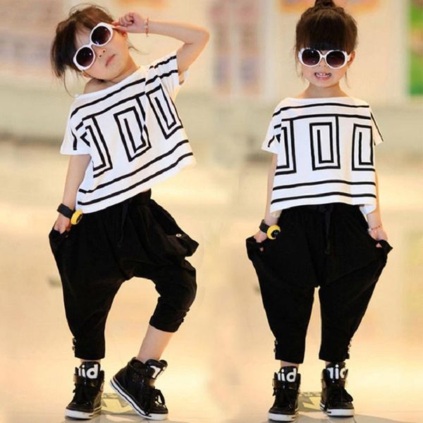 children's clothing set 4-12t sports shirt + harem pants kids clothing set summer bat short-sleeved 2 pieces/set of vest, White
children's clothing set 4-12t sports shirt + harem pants kids clothing set summer bat short-sleeved 2 pieces/set of vest, White