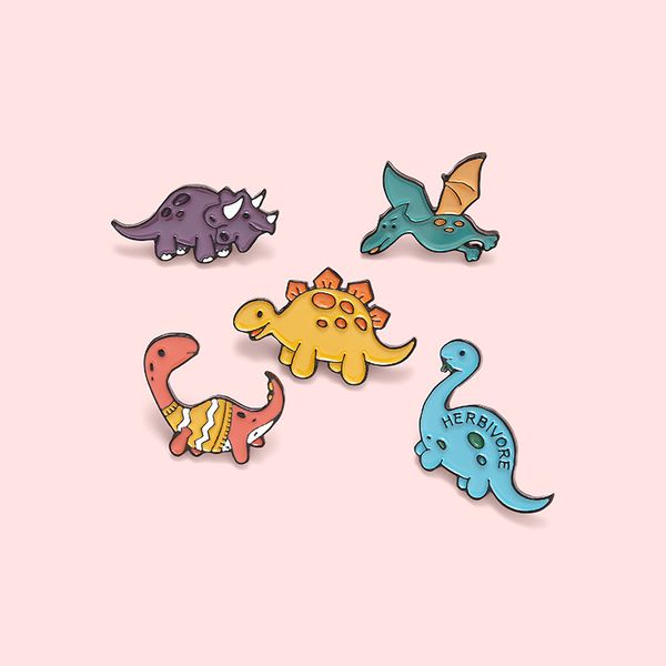 cartoon herbivorous dinosaur family brooches set 5pcs enamel paint badges for boys alloy lapel pin denim shirt fashion jewelry gift bag hat, Gray
cartoon herbivorous dinosaur family brooches set 5pcs enamel paint badges for boys alloy lapel pin denim shirt fashion jewelry gift bag hat, Gray