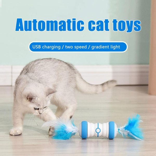 cat toys automatic robotic two speed self-rotating interactive usb rechargeable electric toy with led feather
cat toys automatic robotic two speed self-rotating interactive usb rechargeable electric toy with led feather