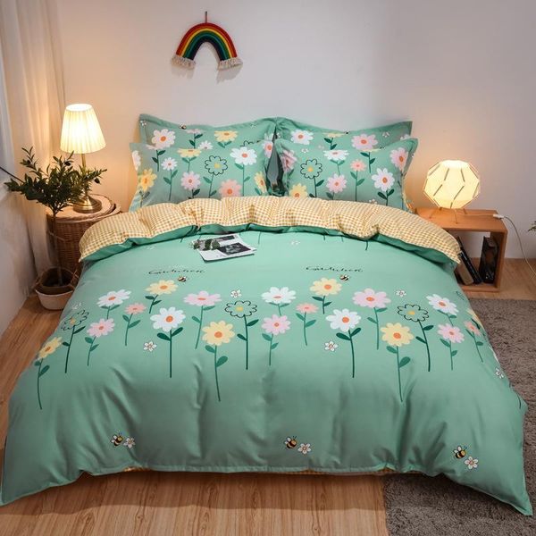 bedding sets home textile a/b double-sided set green flowers pattern pillow case polyester cotton bed sheet duvet cover oceania
bedding sets home textile a/b double-sided set green flowers pattern pillow case polyester cotton bed sheet duvet cover oceania