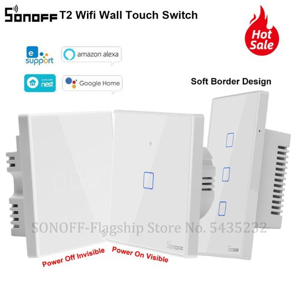 smart home control itead sonoff t2 eu/uk/us wifi wall touch light switch luxury glass panel wireless electrical switches 433 rf contol
smart home control itead sonoff t2 eu/uk/us wifi wall touch light switch luxury glass panel wireless electrical switches 433 rf contol