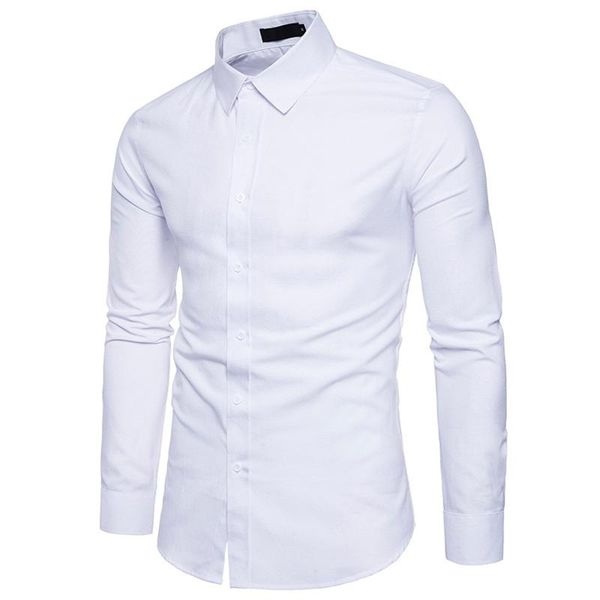 men's casual shirts slim fashion leisure men autumn long sleeve all-match 2021 male turn down collar solid button, White;black
men's casual shirts slim fashion leisure men autumn long sleeve all-match 2021 male turn down collar solid button, White;black