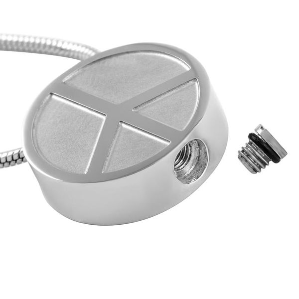 chains peace sign&round stainless steel memorial urn necklace for women men keepsake cremation pendant hold ashes -engravable, Silver
chains peace sign&round stainless steel memorial urn necklace for women men keepsake cremation pendant hold ashes -engravable, Silver