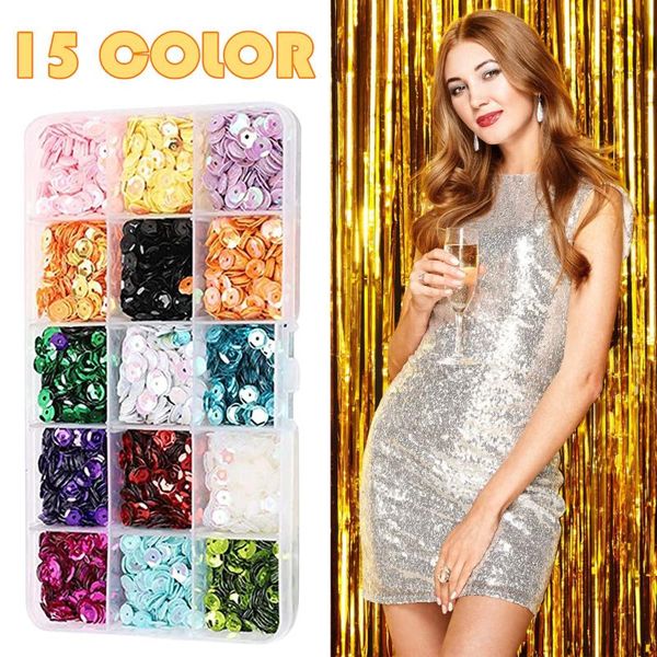 nail art decorations 15 colours loose craft sequins large bowl dazzling diamonds decoration for diy crafts making wedding rhinestone, Silver;gold
nail art decorations 15 colours loose craft sequins large bowl dazzling diamonds decoration for diy crafts making wedding rhinestone, Silver;gold