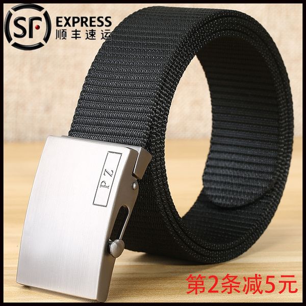 men's canvas belt automatic buckle young students personality weaving trendy outdoor military training korean version, Black;brown
men's canvas belt automatic buckle young students personality weaving trendy outdoor military training korean version, Black;brown